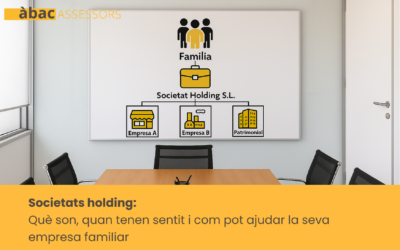 SOCIETAT HOLDING: QUÈ ÉS, QUAN TÉ SENTIT I COM POT AJUDAR LA SEVA EMPRESA FAMILIAR