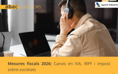 Mesures fiscals 2026: canvis en IVA, IRPF i impost sobre societats