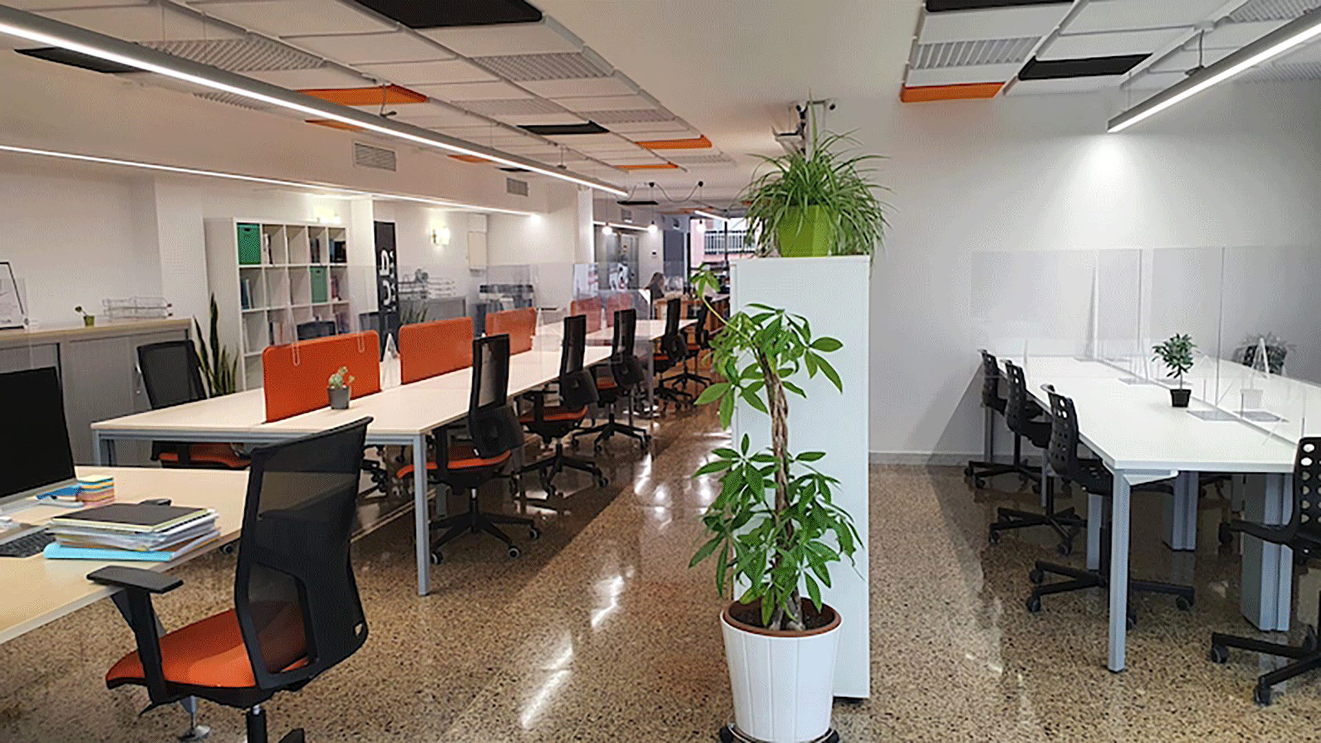 Espacios de trabajo en Hub Terrassa