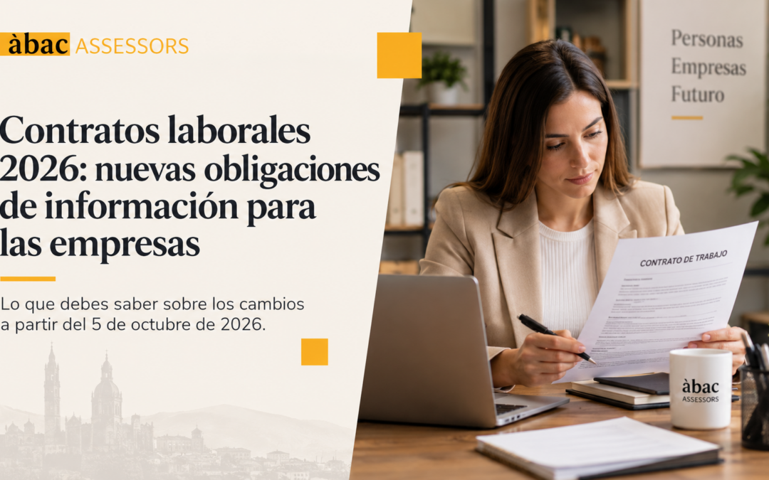 Contratos laborales 2026: nuevas obligaciones de información para las empresas