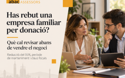 Donació d’empresa familiar: què revisar abans de vendre